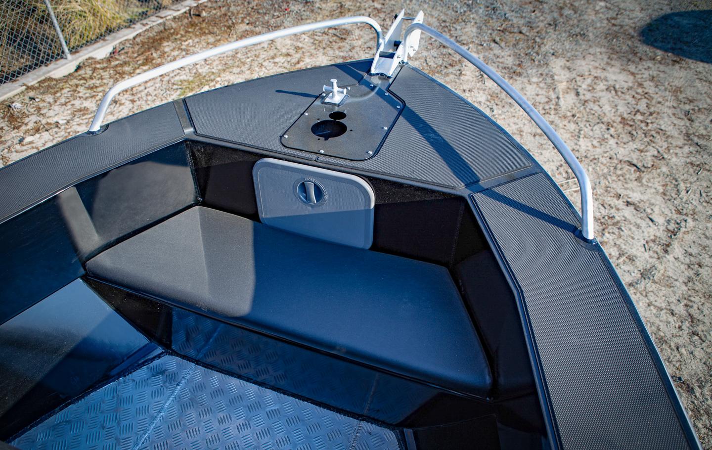 Bow Seat with Top Entry Storage